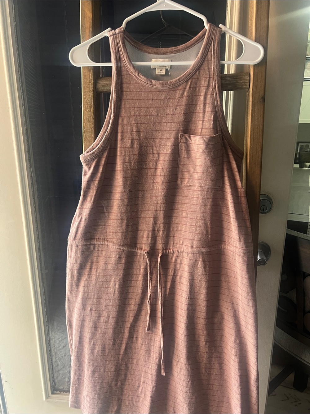 UpWest Mauve Tank Midi Dress with Pocket